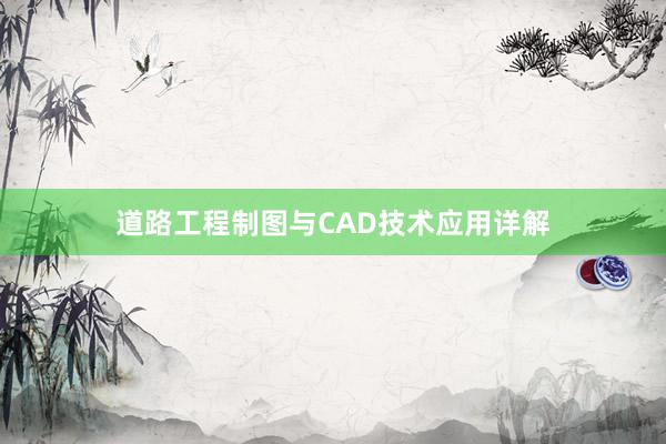 道路工程制图与CAD技术应用详解